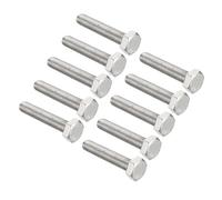 Filettatura M8 45mm acciaio inossidabile 304 bulloni a testa esagonale 10pz