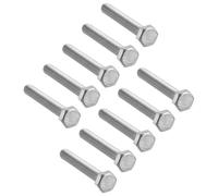 Filettatura M8 55mm acciaio inox 304 Viti testa esagonale Bullone fissaggio 10pz