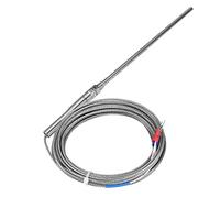 Filettatura M8 Tipo K Termocoppia Linea di rilevamento della temperatura Sonda da 150 mm Cavo del sensore di temperatura Termocoppia di precisione ad alta precisione per la misurazione (5M)