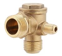 Filettatura maschio della valvola di ritegno del compressore d'aria in ottone 90 gradi di pressione normale Accessori 20 * 19 * 10mm