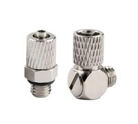 Filettatura maschio M3 M4 M5 M6 Tubo dell'aria 3 mm 4 mm 6 mm OD Connettore for tubo pneumatico a vite passante Raccordo rapido Giunto a torsione rapida 5 pezzi(WX-KPC4-M3)