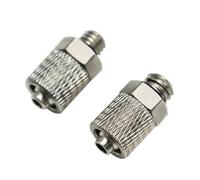 Filettatura maschio M3 M4 M5 M6 - Tubo dell'aria 3 mm 4 mm 6 mm OD Connettore for tubo pneumatico a vite passante Raccordo rapido Giunto a torsione rapida 5 pezzi(PC,OD Hose 6mm-M6)