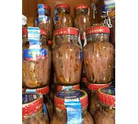 FILETTI DI ACCIUGHE 5 VASETTI DA 90 G ORIGINALI SICILIA CUCINA GOURMET COSTANZA