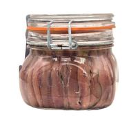 Filetti di Acciughe - Alici di Sicilia | Sott'olio | Lavorati a Mano | Vaso da 580g