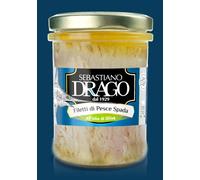 FILETTI DI PESCE SPADA DRAGO IN OLIO DI OLIVA 3 BARATTOLI DA GR 200 CONSERVE