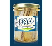FILETTI DI SGOMBRO DRAGO IN OLIO DI OLIVA 1 BOCCE IN VETRO DA GR 550 CONSERVE
