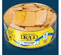 FILETTI DI TONNO DRAGO IN OLIO DI OLIVA PZ 3 LATTA DA GR 125 CONSERVE