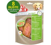 Filetti Pro Digest con radice di cicoria per cani 8 buste da 80g cad 8in1
