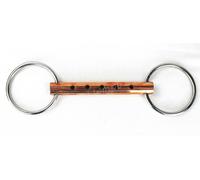 FILETTO AD ANELLI A RESPIRO INTERO IN RAME FORATO HOLED COPPER STRAIGHT BAR BIT