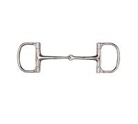 Filetto inglese a D snodato e imboccatura fina 15 mm Tattini