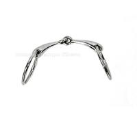 Filetto Pony ad anelli anatomico snodato vuoto Single jointed snaffle