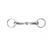 Filetto Pony ad anelli snodato vuoto Single jointed snaffle
