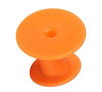 FILFEEL 100 Pezzi di Orecchie Arancioni per Bestiame, Mucche, Pecore e Marcatori Ad Alta visibilità per un Efficace Monitoraggio degli Animali (Marchio auricolare rotondo arancione senza parole)