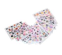 FILFEEL 24 Adesivi per Nail Art di Halloween, Decalcomanie Autoadesive con 24 Disegni Diversi, Zucche, Pipistrelli, Fantasmi per Decorazioni Fai Te per Manicure, feste.