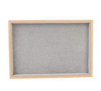 FILFEEL 35,5 * 24,5 * 3cm Vassoio per Gli Ebrei, Materiale in Flanella Organizzatore di Gioielli Organizzatore di Gioielli Organizzano i Tuoi Gioielli Come Orecchini, Collane, Bracciali, (Gray)
