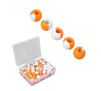 FILFEEL 74 Pezzi di Perline per Capelli, Stile Alla Moda con Motivi Squisiti per Creare Bracciali, Gioielli, Trecce di Capelli, Adatti per Feste, Matrimoni, Mostre Cinematografiche (ORANGE)