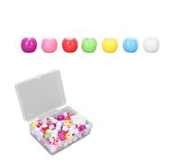 FILFEEL 74 Pezzi di Perline per Capelli, Stile Alla Moda con Motivi Squisiti per Creare Bracciali, Gioielli, Trecce di Capelli, Adatti per Feste, Matrimoni, Mostre Cinematografiche (Multicolore)