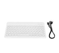 FILFEEL Accessori per Computer Spazzolati Retroilluminati con Tastiera Rotonda con Copritastiera da 10 Pollici per // con Design (#2)