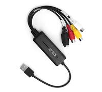 FILFEEL Adattatore Convertitore Video Digitale USB 2.0 per Supporta i Formati DVD/VCD/MP3/4, Editing Video e Sorveglianza