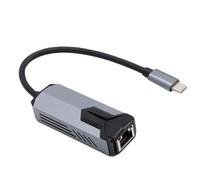 FILFEEL Adattatore da USB C a Ethernet da 5 Gbps - Convertitore da Alluminio a RJ45 da 5000 Mbps per Pro M1 M2 M3 Pro 10 11 MacOS Plug and Play
