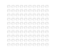 FILFEEL Anelli per Gambe di Identificazione dei Piccioni da 100 Pezzi da 8 Mm per Facilitare Il Monitoraggio e la Marcatura dei Materiali (White)