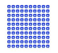 FILFEEL Anelli per Gambe di Identificazione dei Piccioni da 100 Pezzi da 8 Mm per Facilitare Il Monitoraggio e la Marcatura dei Materiali (Blue)