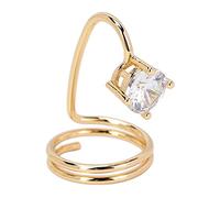 FILFEEL Anelli per Unghie Anelli per Unghie Anello per Facile Indossare Senza Colla Galvanotecnica Sana Senza Nichel per Donne Ragazze Adolescenti Feste Matrimoni Decorazione (3059 d'oro)