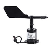 FILFEEL Anemometro con Trasmettitore di velocità del a 360 Gradi per Misurazioni Accurate (Coppia di linee a spina 0-10V (360°) 0,7 metri)