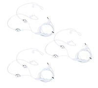 FILFEEL Auricolari con Condotto da 3 Set con Tappi per le Orecchie in Silicone per Telefoni Cellulari, Radiazioni e Lavorazione CNC Precisa