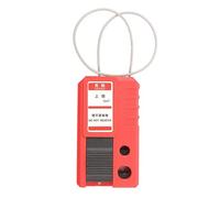 FILFEEL Blocco di Tagout di Blocco 8 * 4 * 2 Cm Blocco Cavo Retrattile con Isolati Efficacemente Fonti di Energia Piccola Progettazione del Buco del Serra