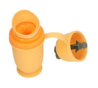 FILFEEL Bottiglia Portatile per pipì per Bambini da Viaggio, Orinatoio di Emergenza per Auto e Campeggio - Design Comodo e Resistente in Giallo (limone giallo)