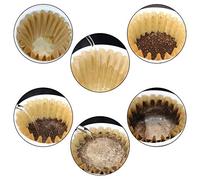 FILFEEL Caffè in Fibra di Legno da 50 Pezzi per Birre più Pulite e Gustose - Ideale per la Casa e le Caffetterie (Serve 1-4 persone)