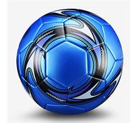 FILFEEL Calcio di Misura Standard 5 a Tenuta Stagna e per Allenamento e Competizione, Elegante Pallone da Calcio Blu per il Gioco (vortice blu Taglia 5)