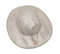 FILFEEL Cappello da Sole Riflettente Argento a Tesa Larga con Design a Rete, Tessuto in Nylon, Tessuto a Maglia, Eva per Pesca, Escursionismo, Campeggio