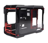 FILFEEL Chassis Desktop per Scheda Madre Supporto Aperto Completamente Trasparente MATX Custodia per Computer della Scheda Madre (BLACK)