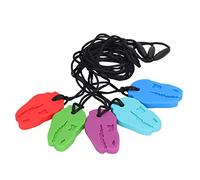 FILFEEL Collana per Dentizione in Silicone da 5 Pezzi - Lenisce le Gengive e i Sensi dell'esercizio Fisico, Dentini Sicuri per i Neonati nel Periodo della Dentizione