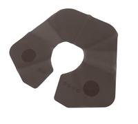 FILFEEL Collare per Taglio Capelli in Silicone Premium con Chiusura Magnetica e Parte Anteriore Appesantita per Uso Domestico e in Salone - Rosso (GREY)