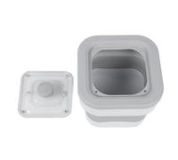 FILFEEL Contenitore Pieghevole per Alimenti per Cani con Coperchio Ermetico e Misurino, Grande capacità per Alimenti per Animali Domestici e Riso (Tipo generale)