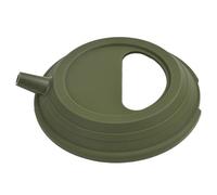 FILFEEL Coperchio per Bollitore in Silicone per Esterni - Copri Pentola Portatile per Birra Manuale, Resistenza Alle Alte Temperature per il Campeggio e la Preparazione del tè in Kaki (OD Verde)
