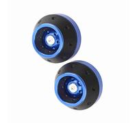 FILFEEL Cursori del Telaio della Forcella Anteriore Motociclistica, 1 Coppia di Cursori di Protezione Crash Motociclistica in Lega di Alluminio CNC per la Maggior Parte delle Motociclette, (BLUE)