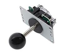 FILFEEL CY-822A Set di Pulsanti di Gioco Fai-da-te Joystick a Bilanciere per Macchina da Gioco per PC, Design Rosso (BLACK)
