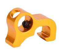 FILFEEL Dispositivo di Blocco Interruttore Automatico Miniaturizzato in Lega di Alluminio - Kit di Blocco RCD Unipolare 10 Pezzi con Foro 8 Mm per conformità LOTO, Finitura Dorata