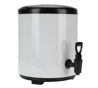 FILFEEL Distributore di Bevande Portatile Isolato da 6 Litri per Bevande Calde e Fredde, Zuppe, tè Al Latte, Soluzione in Acciaio Inossidabile per Eventi (WHITE)