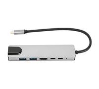FILFEEL Dock di Espansione Multifunzionale TypeC 6 in Hub con Porta USB 3.0, USB 3.0 e Ethernet connettività Avanzata