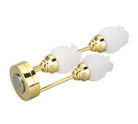 FILFEEL Dorato: Plafoniera in Miniatura in Scala 12 per Accessori per Box/Cover delle Bambole - Lampadario con Boccioli di Fiori Splendidamente Realizzato