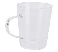 FILFEEL Elegante Tazza in Vetro Borosilicato da 380 Ml per caffè, tè e altro: Calda e Facile da Riscaldare (Trasparente)