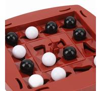 FILFEEL Gioco Tavolo Strategico Rompicapo Puzzle 4 di Tabellone di Gioco Mobile con Pressione del Pulsante per il Pensiero Spaziale Abilità di Memoria Bambini Adulti Serat