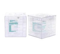 FILFEEL Maze Box Gioco Educativo Salva Monete per - Divertimento e Apprendimento Innovativi, Bianco (WHITE)