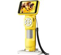 FILFEEL Microscopio Digitale Portatile con Schermo IPS da 2,8 Pollici Ingrandimento 30X-120X Microscopio LCD Portatile Ricaricabile per Ispezione Elettronica Educazione Scientifica Bambini Adulti 8