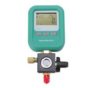 FILFEEL Misuratore Digitale per Collettore/Tester di Pressione per Collettore di Refrigerazione CA in Ingresso da 4 Pollici per Manutenzione HVAC/R - Lettura su Doppio Lato, Supporto